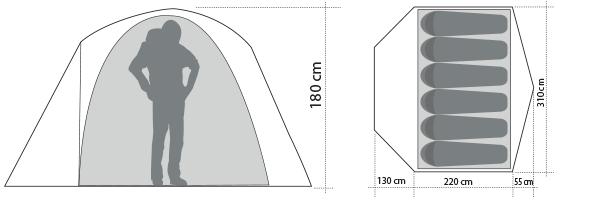 Carpa DOITE Family Dome HI CAMPER XR6