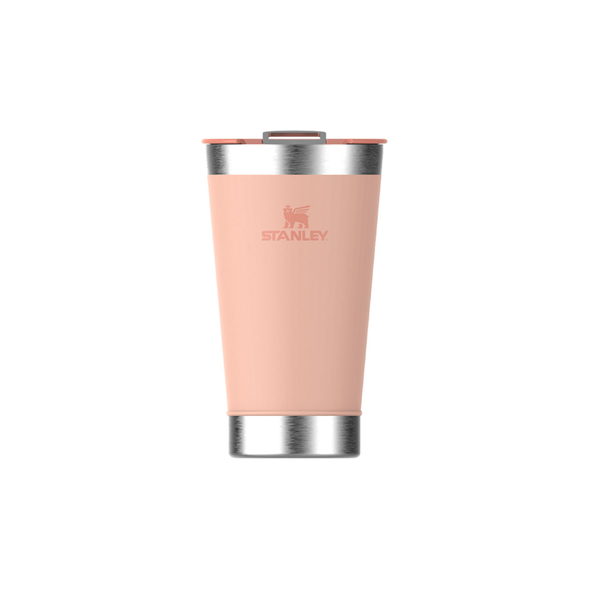 Vaso térmico 473 ml. STANLEY BEER PINT ROSA. Con tapa y destapador