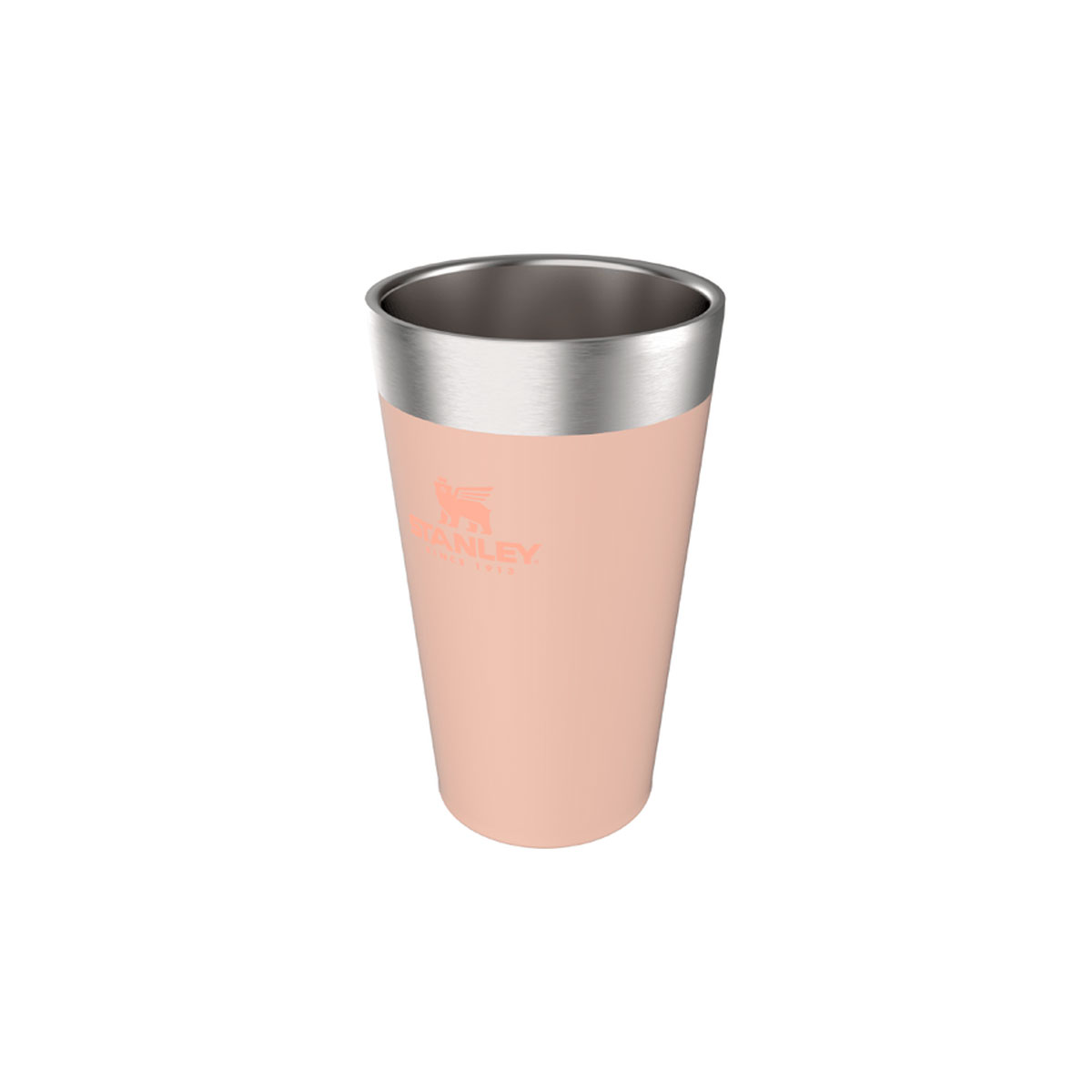 Vaso térmico 473 ml. STANLEY BEER PINT ROSA. Con tapa y destapador